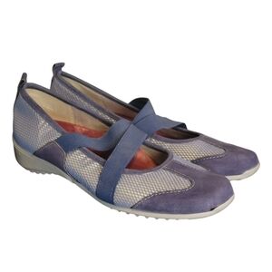 Munroe American Zip Mary Jane Shoes Athletic Blue‎ 9N